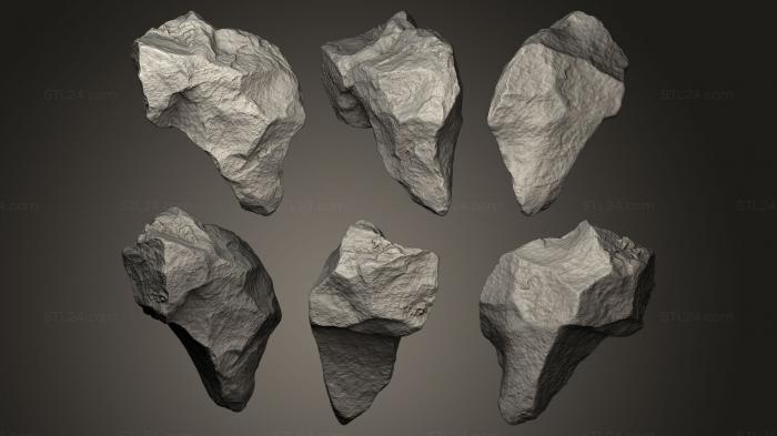 Stones and shells (Roca, ROCKS_0019) 3D models for cnc